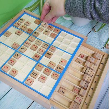 Obrázok Drevené sudoku