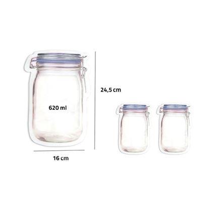 Obrázok z Uzavierateľné zip vrecko na potraviny