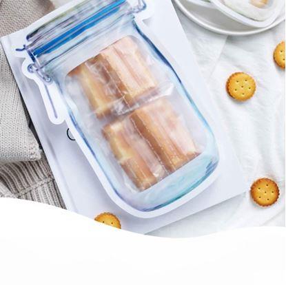 Obrázok Uzavierateľné zip vrecko na potraviny