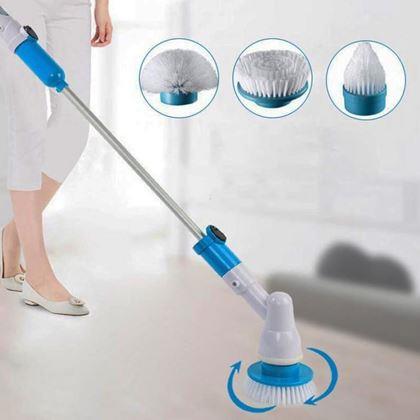 Obrázok z Bezdrôtová čistiaca kefa + 3 nadstavce, predlžovacia rukoväť