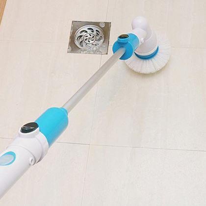 Obrázok z Bezdrôtová čistiaca kefa + 3 nadstavce, predlžovacia rukoväť