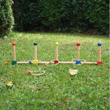 Obrázok z Drevená hra hádzanie krúžkov