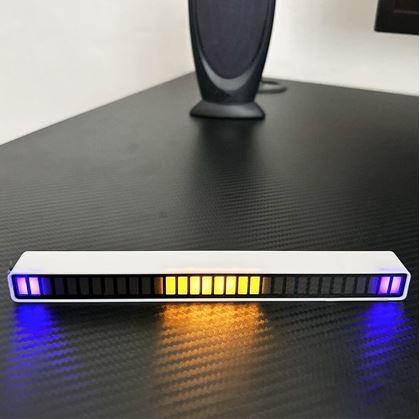 Obrázok z LED svetelný panel reagujúci na zvuk  -  biely