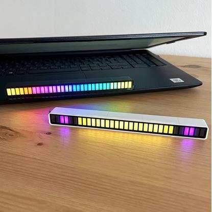 Obrázok LED svetelný panel reagujúci na zvuk