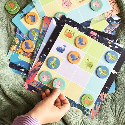 Obrázok z Sudoku pre deti - morské zvieratka