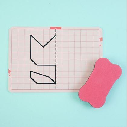 Obrázok z Sada obrázkov symetrické kreslenie - svet okolo nás