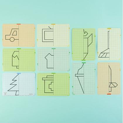 Obrázok z Sada obrázkov symetrické kreslenie - svet okolo nás