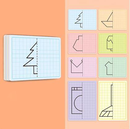 Obrázok z Sada obrázkov symetrické kreslenie - svet okolo nás