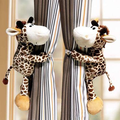 Obrázok z Spona na závesy žirafa