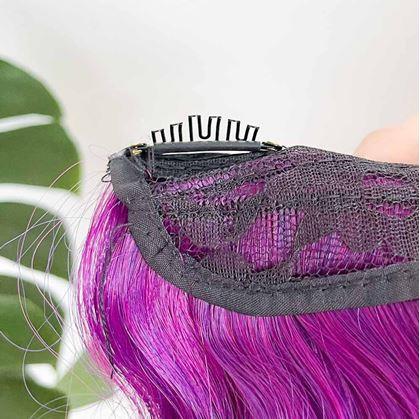 Obrázok z Clip in pás pre farebné podfarbenie vlasov - ružový