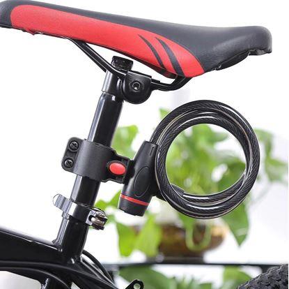 Obrázok Zámok na bicykel s držiakom