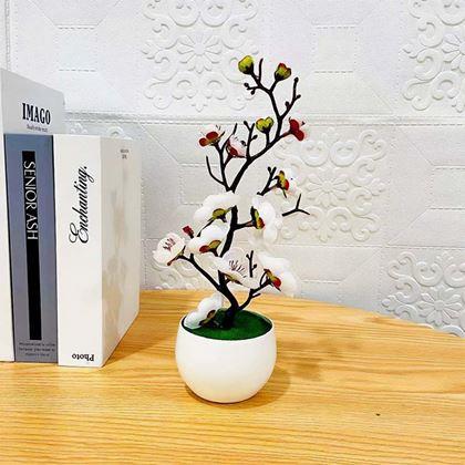 Obrázok z Umelá sakura v kvetináči - 30 cm