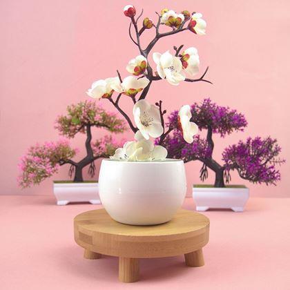 Obrázok z Umelá sakura v kvetináči - 30 cm