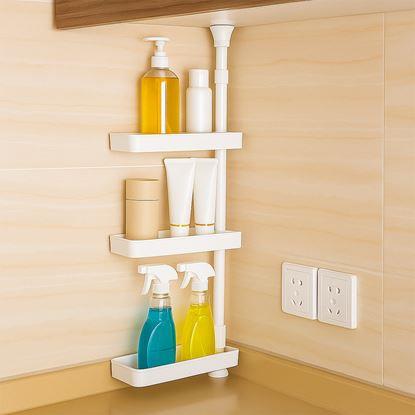 Obrázok Výškovo nastaviteľný 3-poschodový organizér