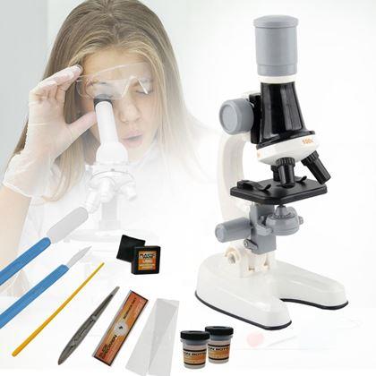 Obrázok z Vzdelávací detský mikroskop v sade s náčiním