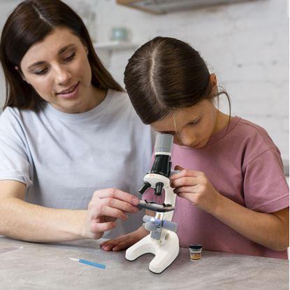 Obrázok Vzdelávací detský mikroskop v sade s náčiním