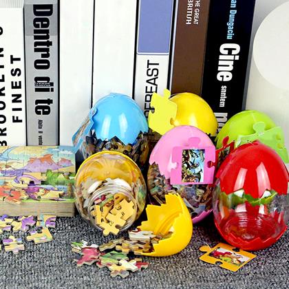 Obrázok z Dinosaurie puzzle - modré