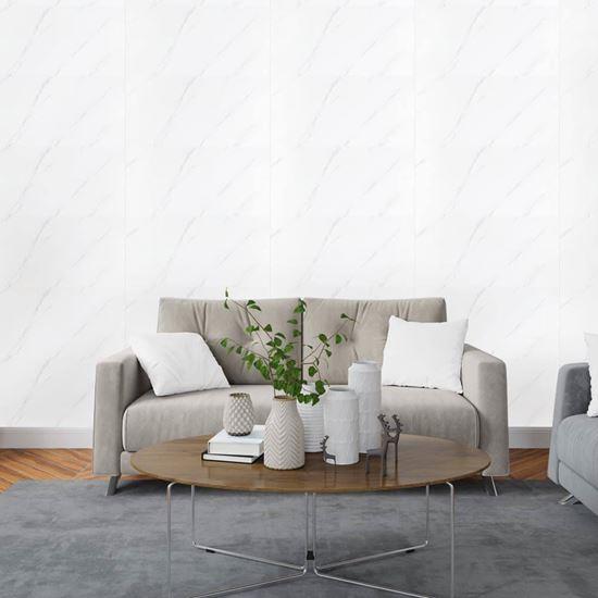 Obrázok z Samolepiaci obklad 60x30 cm - biely mramor