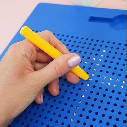 Obrázok z Magnetická kresliaca tabuľka - veľká, modrá