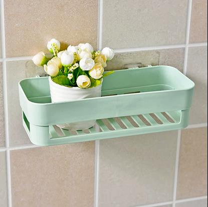 Obrázok Nalepovacia polička do kúpeľne/kuchyne - mätová