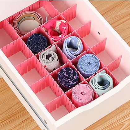 Obrázok z Nastaviteľné priečky do zásuvky 4 ks