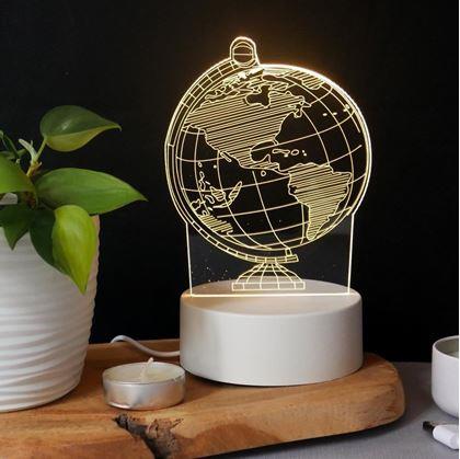 Obrázok z Dekoratívna 3D lampa  -  glóbus