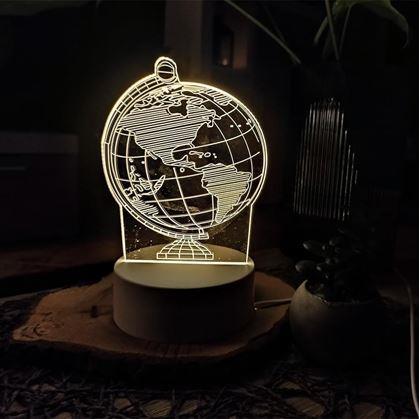 Obrázok z Dekoratívna 3D lampa  -  glóbus