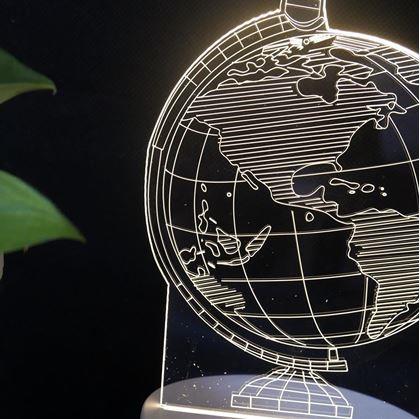 Obrázok z Dekoratívna 3D lampa  -  glóbus