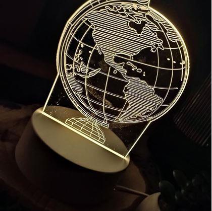 Obrázok z Dekoratívna 3D lampa  -  glóbus