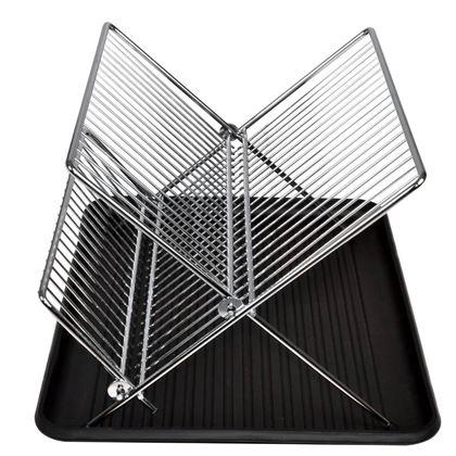 Obrázok z Kovový odkvapkávač na riad s táckou