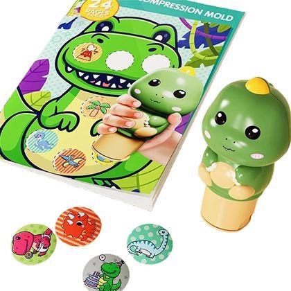 Obrázok z Pečiatka so samolepkami - dinosaurus