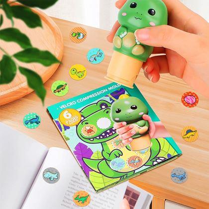 Obrázok z Pečiatka so samolepkami - dinosaurus