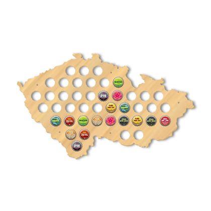 Obrázok z Zberateľská mapa na zátky od piva