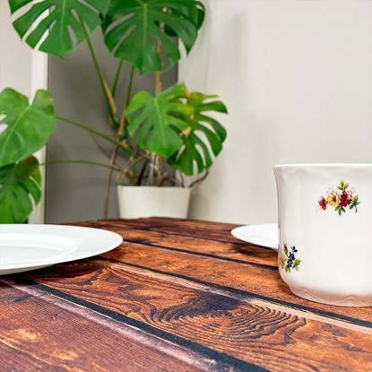 Obrázok Dekoratívny obrus s dreveným dekorom 61 x 61 cm