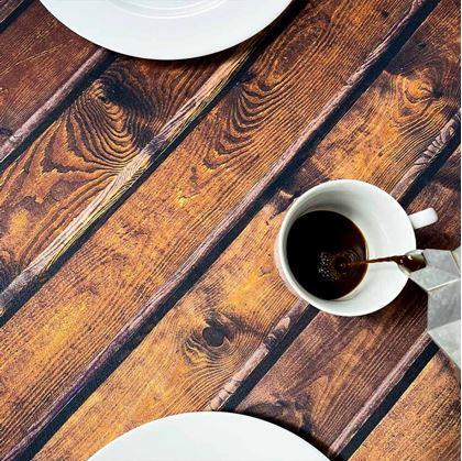 Obrázok z Dekoratívny obrus s dreveným dekorom 61 x 61 cm