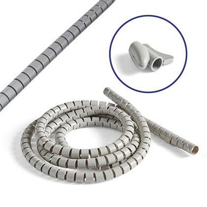 Obrázok z Špirálový organizér káblov - 2 m, priemer 2 cm