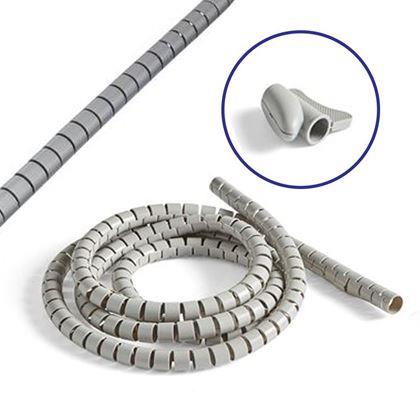 Obrázok z Špirálový organizér káblov - 2 m, priemer 2 cm