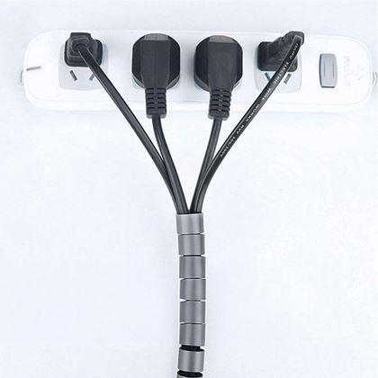 Obrázok z Špirálový organizér káblov - 2 m, priemer 2 cm