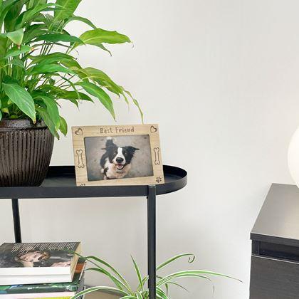 Obrázok z Drevený fotorámik "Best Friend", 10 x 15 cm