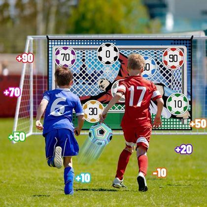 Obrázok z Textilná futbalová bránka s loptou na suchý zips