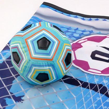 Obrázok z Textilná futbalová bránka s loptou na suchý zips