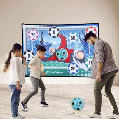 Obrázok Textilná futbalová bránka s loptou na suchý zips