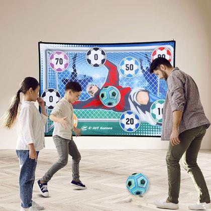 Obrázok z Textilná futbalová bránka s loptou na suchý zips