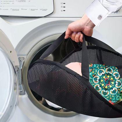Obrázok z Skladací kôš na rýchle vybratie bielizne z práčky
