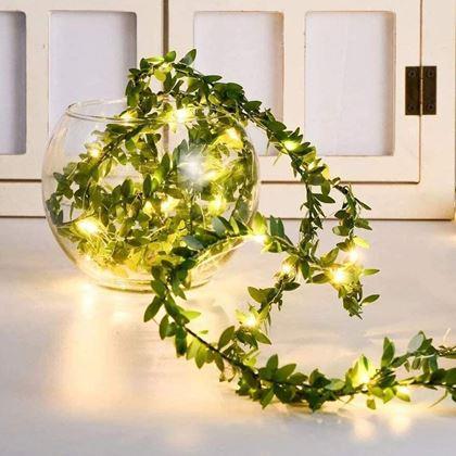 Obrázok z Solárna LED reťaz - listy