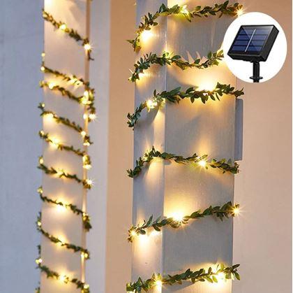 Obrázok z Solárna LED reťaz - listy