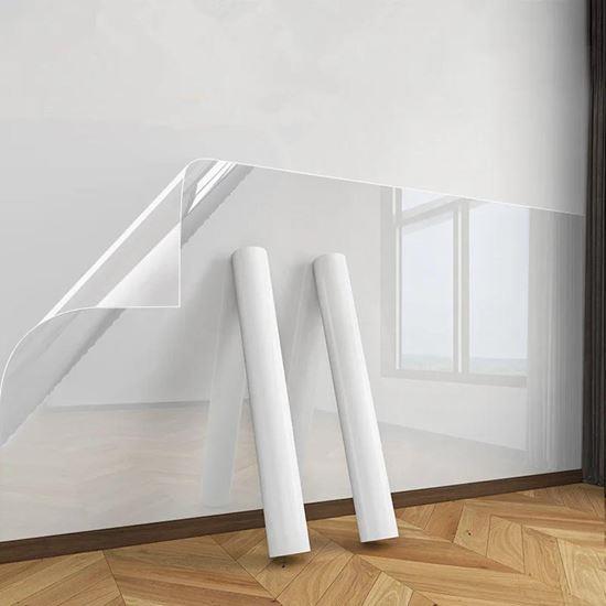 Obrázok z Statická transparentná ochranná a umývateľná fólia na stenu 60x200 cm