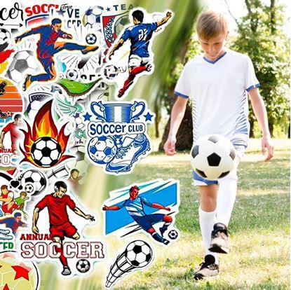 Obrázok Futbalové samolepky 50 ks