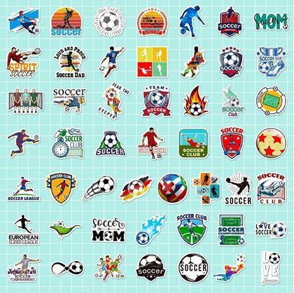 Obrázok z Futbalové samolepky 50 ks