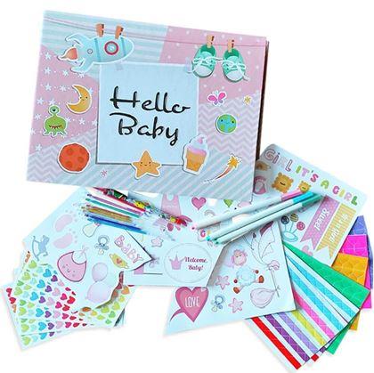 Obrázok z Zážitkový denník/detské fotoalbum + kreatívna sada samolepiek